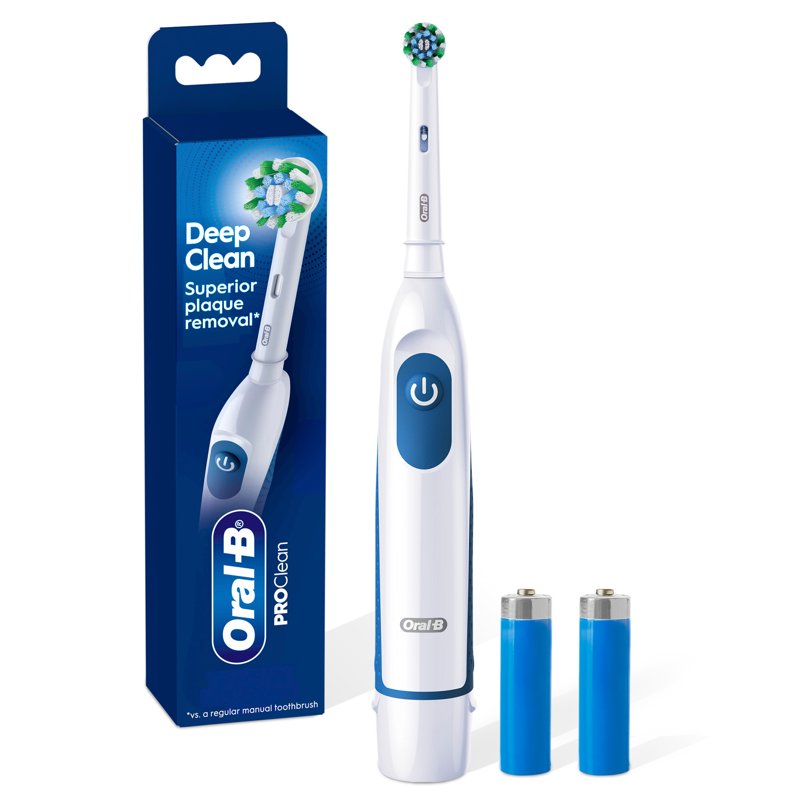 Battery Powered Toothbrush - Oral-B Pro 100 Precision Clean
