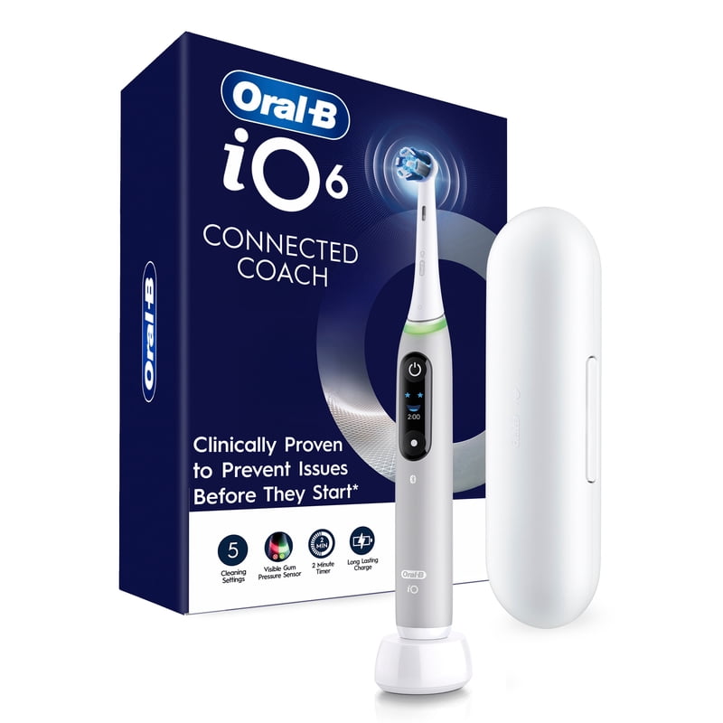 iO Series 6 Electric Toothbrush - 5 Smart Modes, Gray Opal
