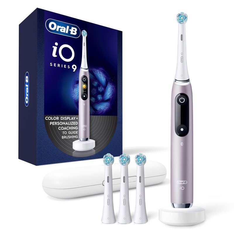 iO Series 9 Electric Toothbrush with 4 Brush Heads and Travel Case