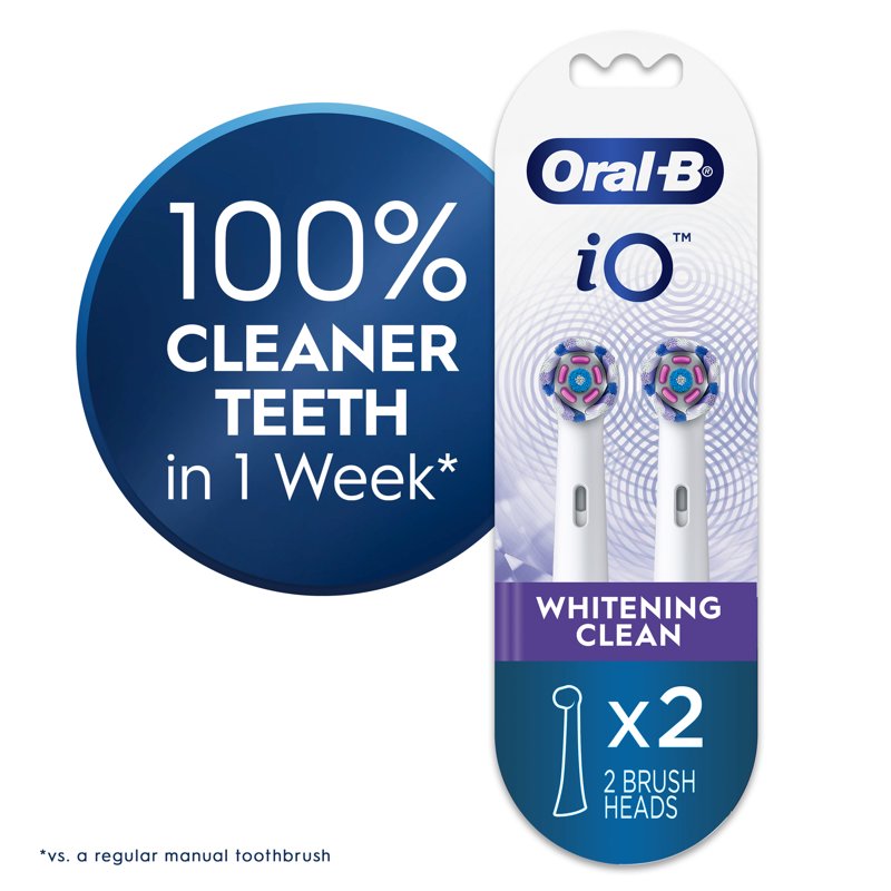 Ultimate White Electric Toothbrush Replacement Heads, 2-Pack