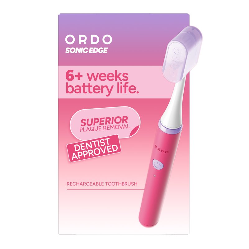 Sonic Edge Rechargeable Electric Toothbrush - Paradise Pink