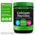 Hydrolyzed Grass-Fed Collagen Peptides Powder - Unflavored, 1 lb