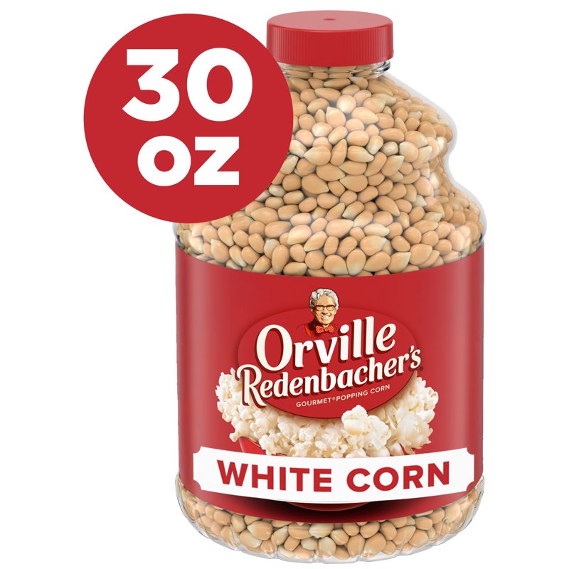 Gourmet White Corn Popcorn Kernels - 30 oz Non-GMO