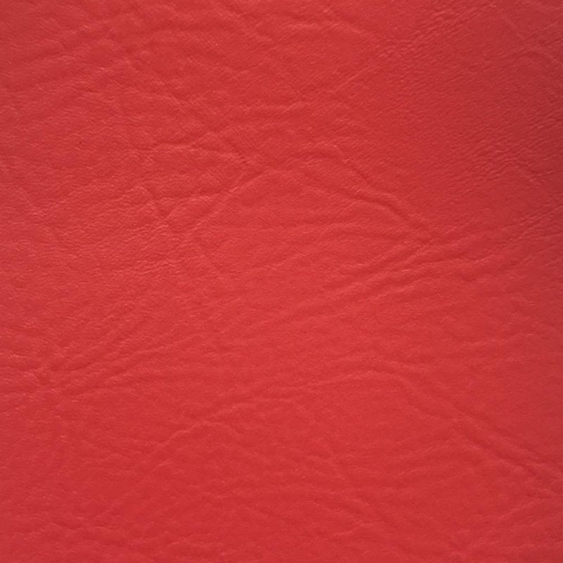 Vinyl Faux Leather Fabric by the Yard - Red, 54-Inch Wide Craft Material