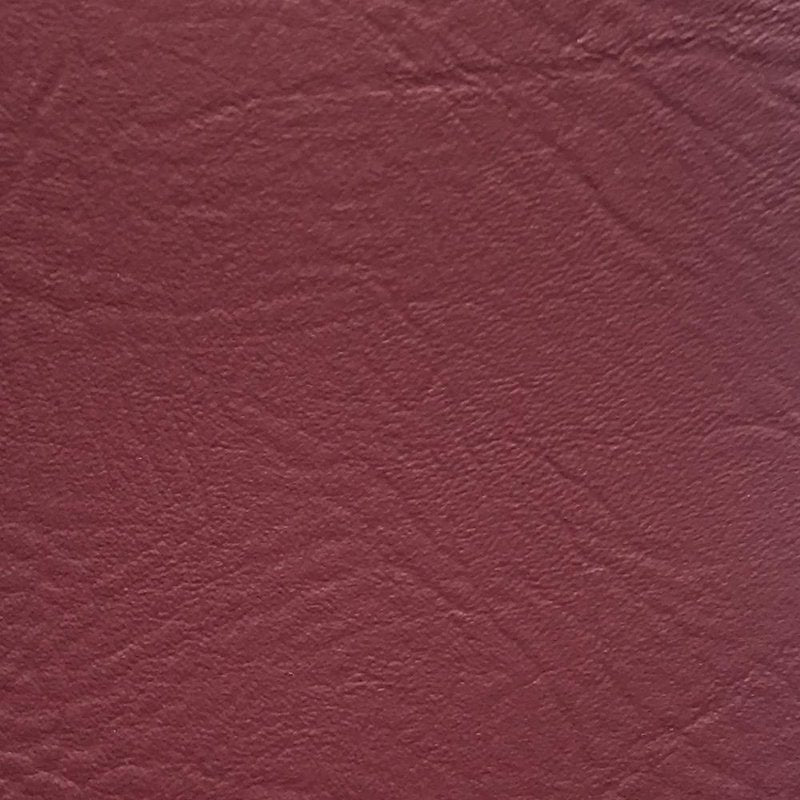 Vinyl Fabric by the Yard - Waterproof Faux Leather Upholstery Material, Wine