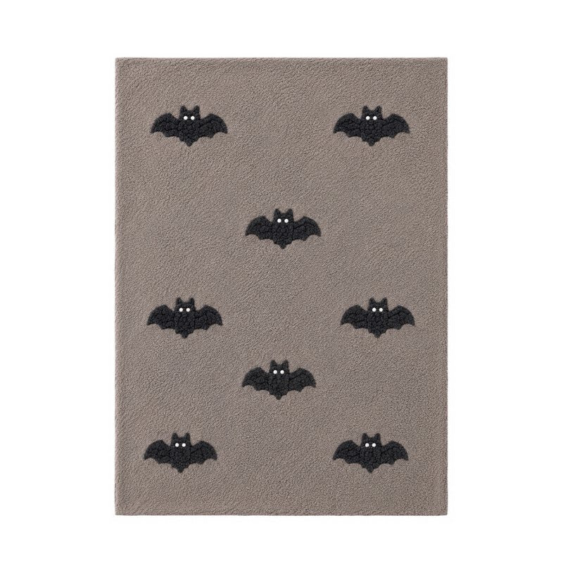 Halloween Bat Doormat - L Variation, 15.75x23.62 Inch Non-Slip Absorbent Entry Rug