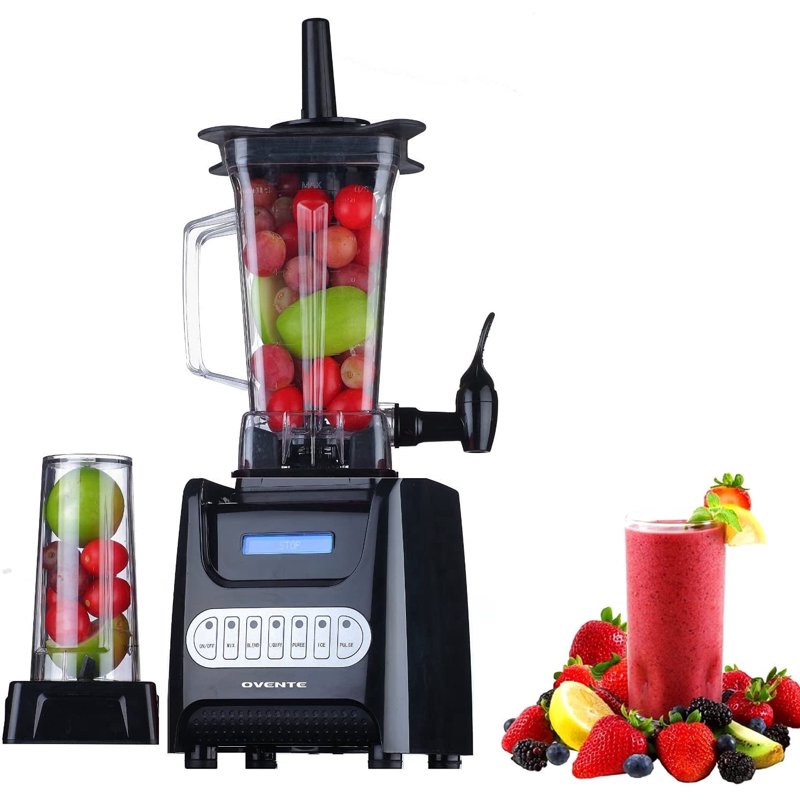 Countertop Blender with Dispenser - 1.5L BPA-Free Jar, Black
