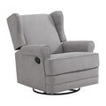 Teegan Swivel Glider Recliner Rocking Chair - GREENGUARD Gold Certified, 360° Swivel