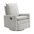 Uptown Upholstered Glider Recliner Rocking Chair - Multiple Colors