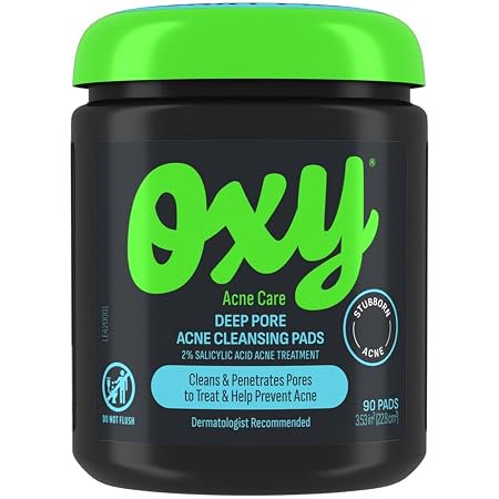 2% Salicylic Acid Acne Treatment Pads - Deep Pore Cleansing Facial Wipes