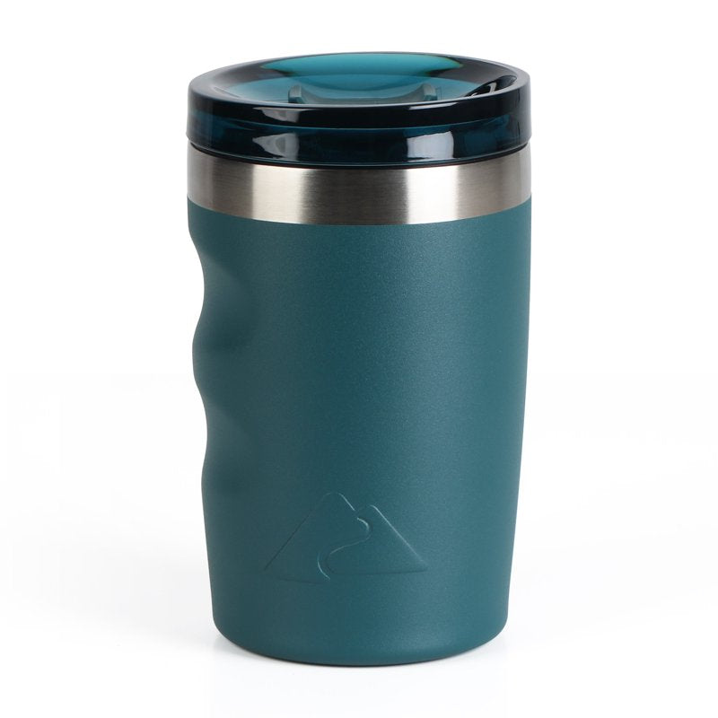 12oz Stainless Steel Insulated Travel Tumbler with Slider Lid - Teal Rain