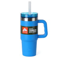 18 oz Insulated Stainless Steel Tumbler with Handle - Electric Blue