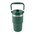 18oz Vacuum-Insulated Stainless Steel Tumbler with Swivel Handle - Dark Green
