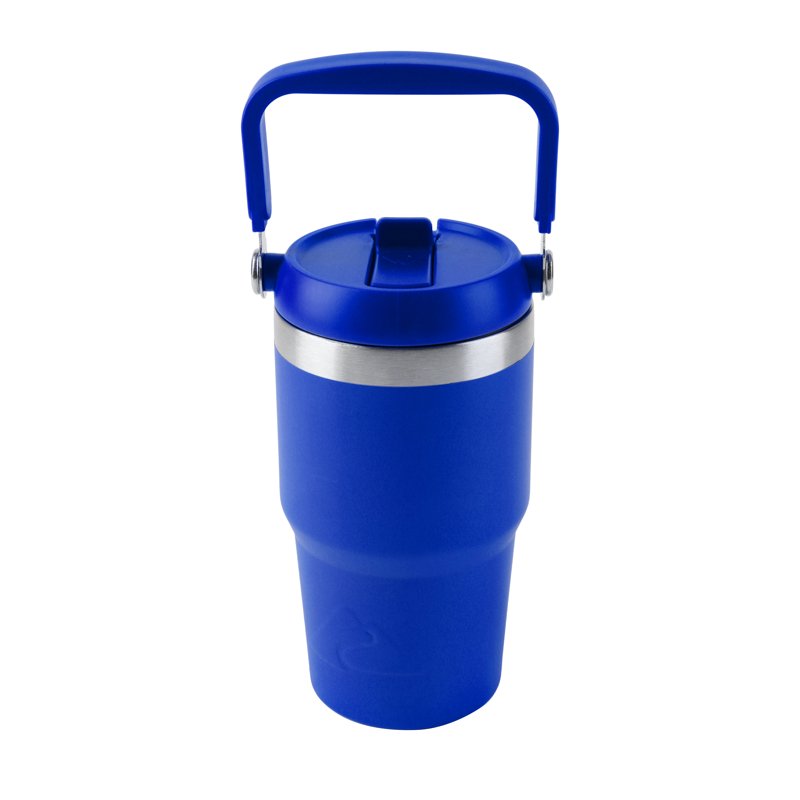 18 oz Stainless Steel Insulated Tumbler with Handle - Royal Blue