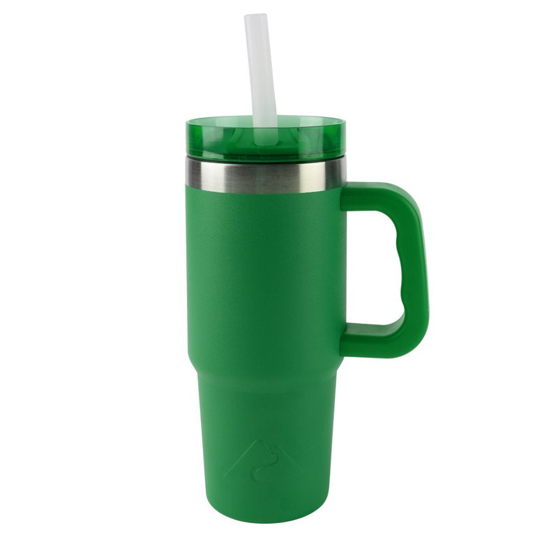 18oz Stainless Steel Insulated Tumbler with Handle - Bright Green