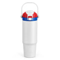 30 oz Stainless Steel Tumbler with Dual Sip & Chug Lid - White