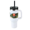 40 oz Stainless Steel Insulated Tumbler with Handle - White