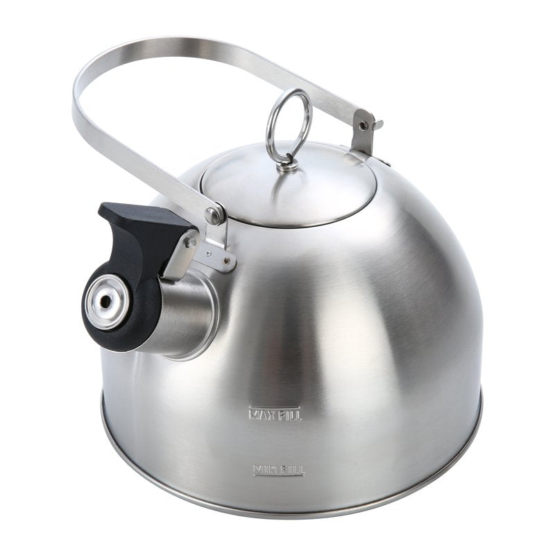 1.2L Stainless Steel Portable Stovetop Kettle for Camping