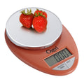 Digital Kitchen Food Scale - Burnt Ochre, 0.05 oz to 12 lbs