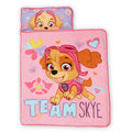 Pink Toddler Nap Mat with Pillow & Blanket - Paw Patrol Skye Themed