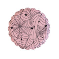 Halloween Pink Spider Web Paper Plates - 8.5 Inch Disposable Party Supplies