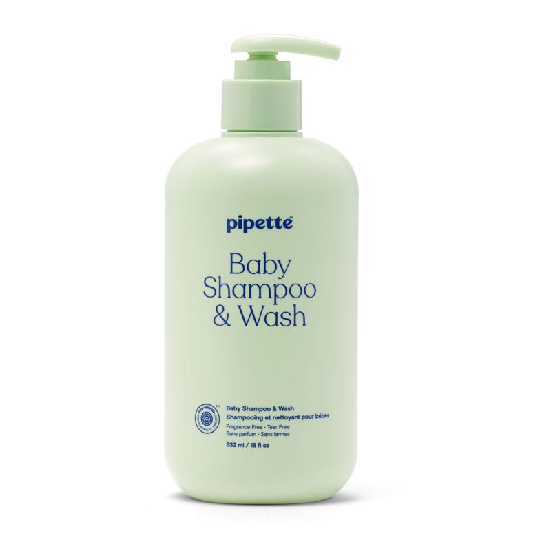 Fragrance-Free Baby Shampoo & Wash - 18 oz, Hypoallergenic & Moisturizing