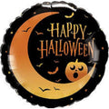 Halloween Party Balloon Set - Crescent Moon & Jack 18 Inch Mylar Foil Balloons, 10 Pack