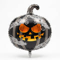 Halloween Scary Pumpkin Mylar Balloon 22 Inch - Pack of 5, Pumpkin Design