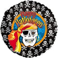 Halloween Pirate Mylar Balloon Pack - 18 Inch Foil Balloons, Variation of Pirate 5
