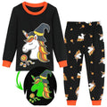 Glow in the Dark Toddler Halloween Pajamas 2-Piece Unicorn 2T - Sleepwear for Kids