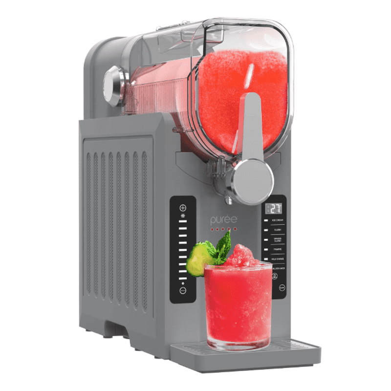 Slushie Machine & Soft Serve Ice Cream Maker - 2.6L Gray