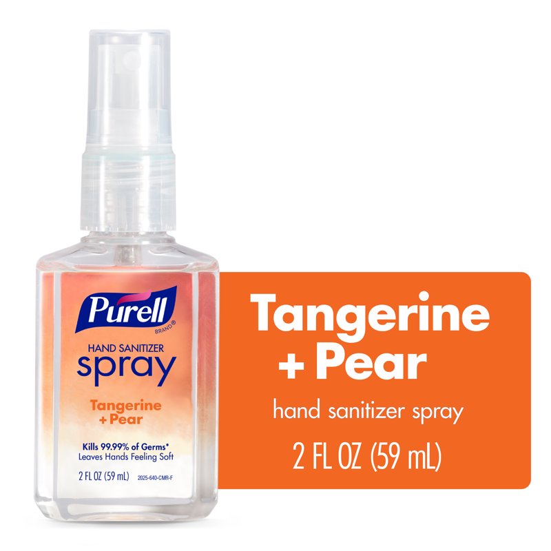 Advanced Hand Sanitizer Spray - Tangerine & Pear, 2 fl oz