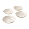 Stoneware Dinner Bowls Set of 4 - Cream Color
