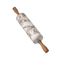 Ceramic Rolling Pin with Wood Handles - Agatha Brown