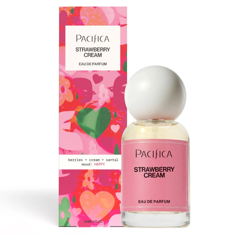 Strawberry Cream Eau de Parfum - Botanical Vegan Perfume Spray, 1 fl oz