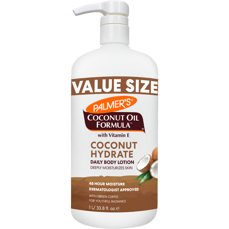 Coconut Oil Formula Daily Body Lotion for Dry Skin - 48 Hour Moisture