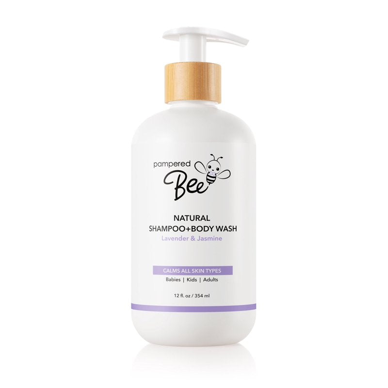Natural 2-in-1 Shampoo and Body Wash - Lavender & Jasmine, 12 fl oz