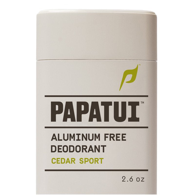 Solid Deodorant for Men, Cedar Sport, Aluminum-Free 48-Hour Protection 2.6oz