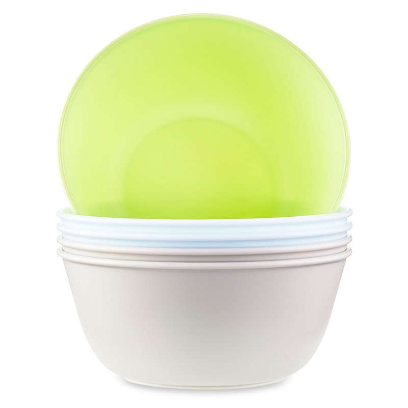 BPA-Free Baby Feeding Bowls - Pack of 5, Multi Colors - Single