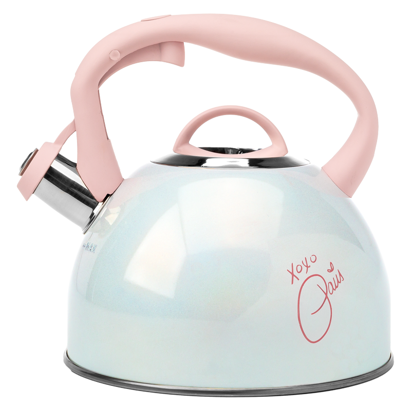 Whistling Tea Kettle - Stainless Steel, Iridescent, 2.2-Quart