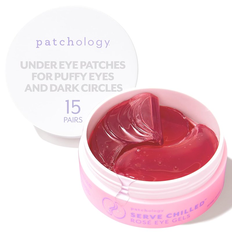 Rose Hydrating Eye Gels - Cooling Under-Eye Patches for Puffy Eyes (15 Pack)