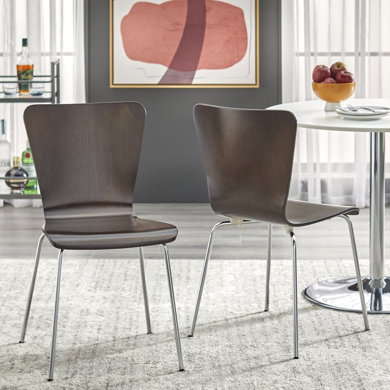 Pisa Bentwood Chair Set of 2 - Espresso Color