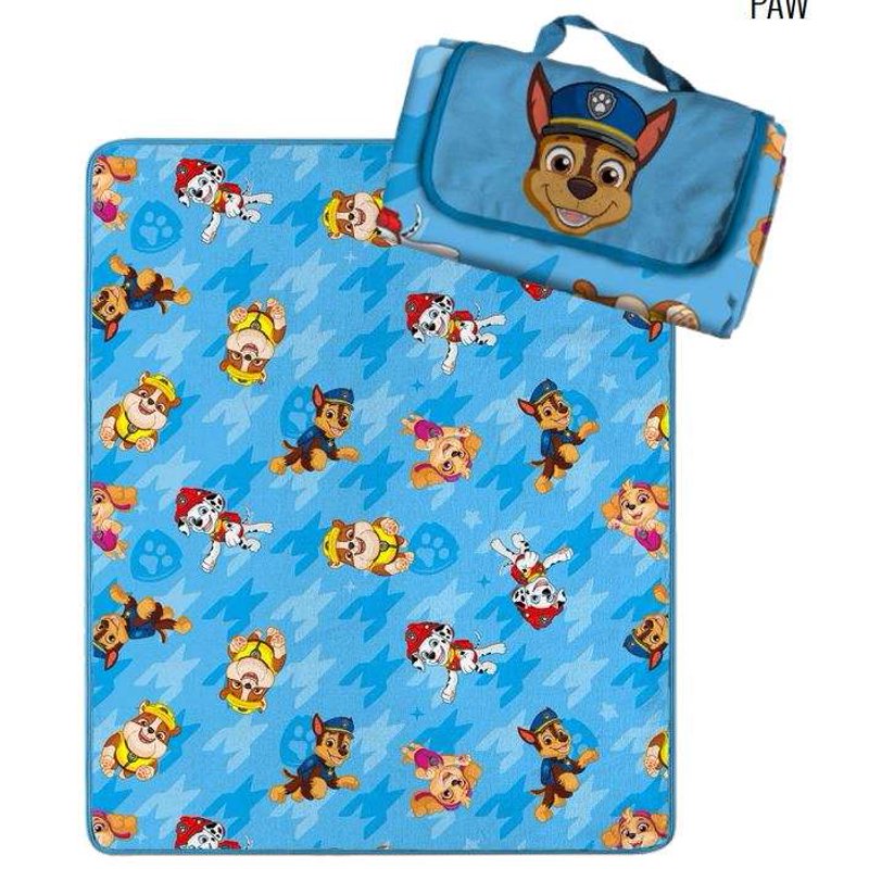 Paw Patrol Blue Rescue Kids Outdoor Blanket 50 x 60 Inches - Variation of Paw Patrol