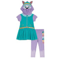 Toddler Teal Paw Patrol Everest Cosplay Dress & Leggings Set 3T - Kids Outfit