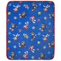 Paw Patrol Plush Toddler Blanket - Blue 40x50 Inches, Boy or Girl Variation of Paw Patrol Single