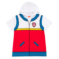 Paw Patrol Ryder Cosplay Hooded T-Shirt for Adults - Red Blue Variation of Ryder Red Blue L