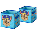 Paw Patrol Kids 2-Pack Printed Toy Storage Cubes - 10 x 10 Inches - Variation of PawPatrol 2