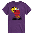 Purple Snoopy Chillin Halloween Men's Graphic T-Shirt 2XL