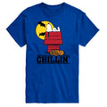 Royal Blue Snoopy Chillin Halloween T-Shirt - Big & Tall 6X