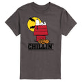 Charcoal Men's Snoopy Chillin Halloween Graphic T-Shirt - Size L